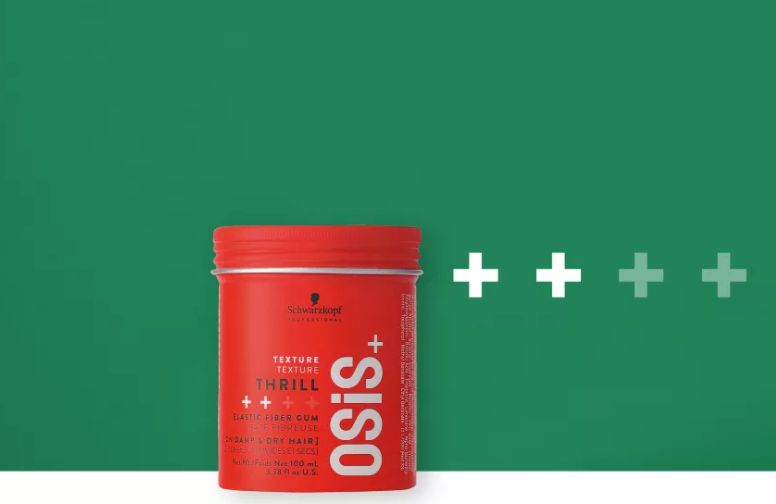 Osis+ Thrill Elastic Clay Hair Styling Fibre Gum, 3.38 fl. oz