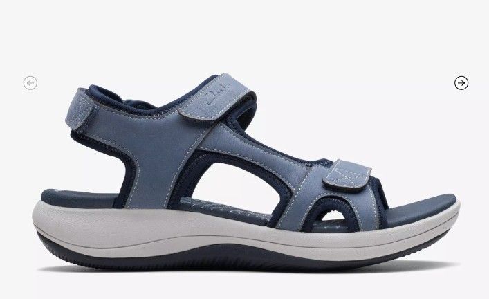 Clark's Mira Bay Denim Blue Women's Cloudsteppers, Size 9M