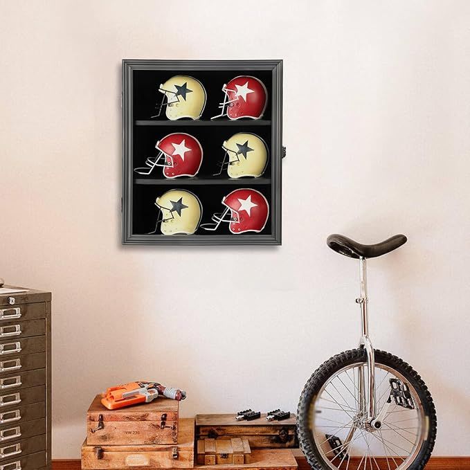 Mstrse 6 Mini Football Helmet Display Case