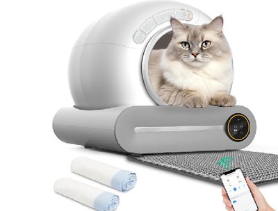 Smart Automatic Self Cleaning Cat Litter Box, 65L