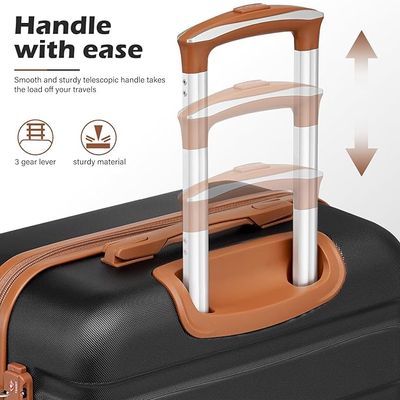 Coolife Spinner Hardshell Lightweight Luggage Set