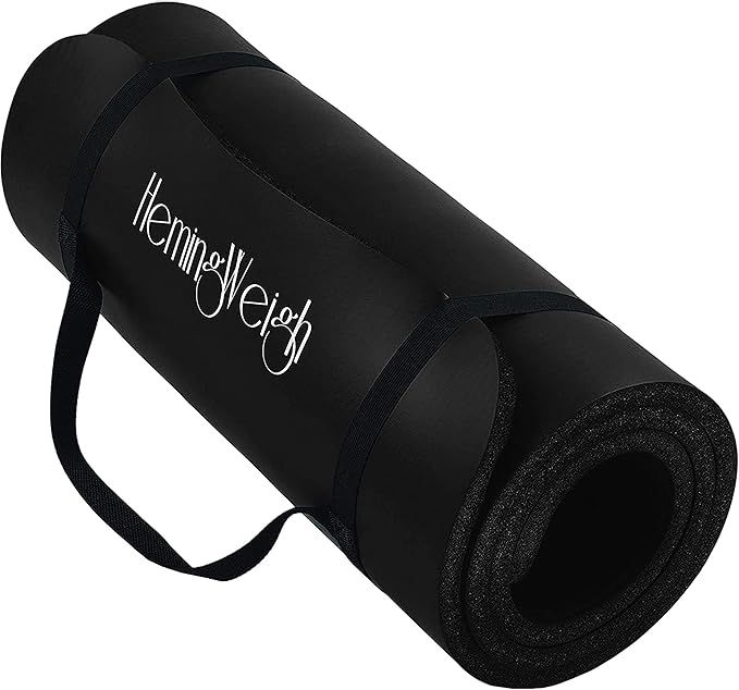 HemingWeigh Yoga Mat, 1" Thick