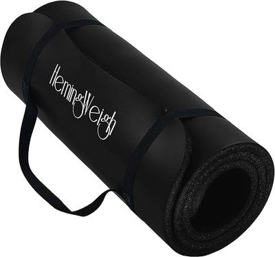 HemingWeigh Yoga Mat, 1" Thick