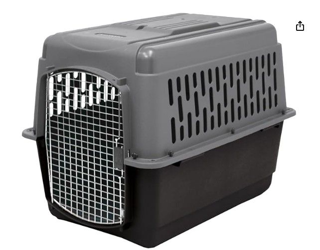 Petmate Aspen Pet Pet Porter, Light Gray, 70-90 LBS