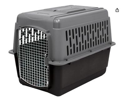 Petmate Aspen Pet Pet Porter, Light Gray, 70-90 LBS