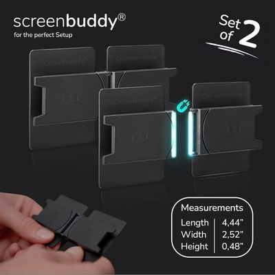 ScreenBuddy Set of 2, Magnetic connection for your screens