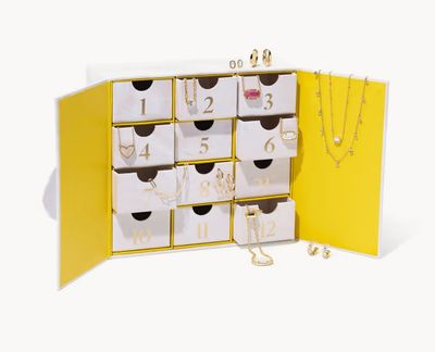 Kendra Scott 12 Days of Joy Bestsellers Box in Silver