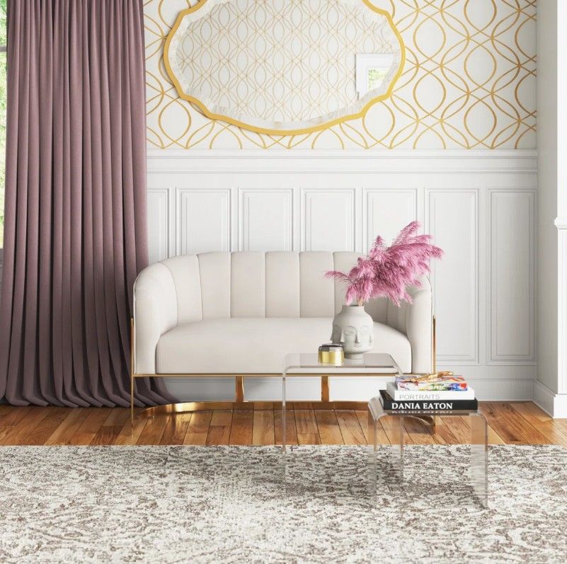 Etta Avenue Tellico 50'' Velvet Loveseat