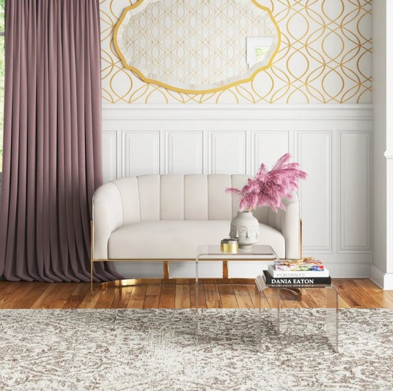 Etta Avenue Tellico 50'' Velvet Loveseat