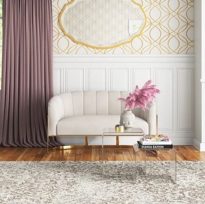 Etta Avenue Tellico 50'' Velvet Loveseat