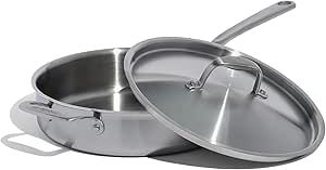 Made In Cookware 3.5 Quart Stainless Steel Saute Pan
