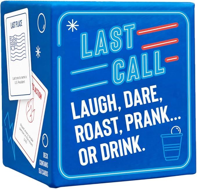 Last Call Drinking Game for Adults