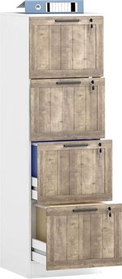*Imperfect* HOMCOM 4 Drawer File Cabinet