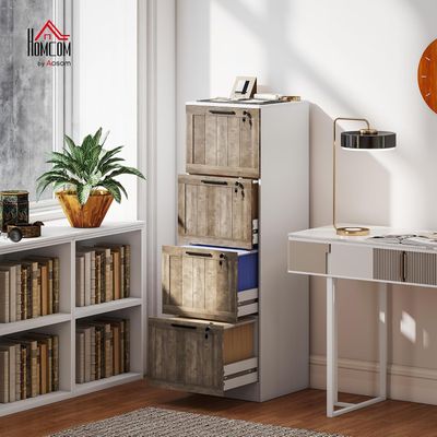 *Imperfect* HOMCOM 4 Drawer File Cabinet