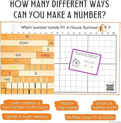 LITTLE BUD KIDS House of Number Buddies Math Game