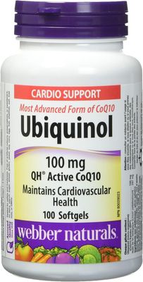 Webber Naturals Ubiquinol, 100mg, 100 Count