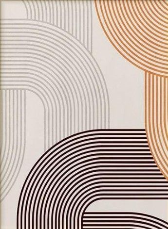 16"x24" Minimalist Line Pattern Framed Canvas