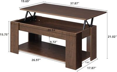 WEENFON 38" Lift Top Coffee Table