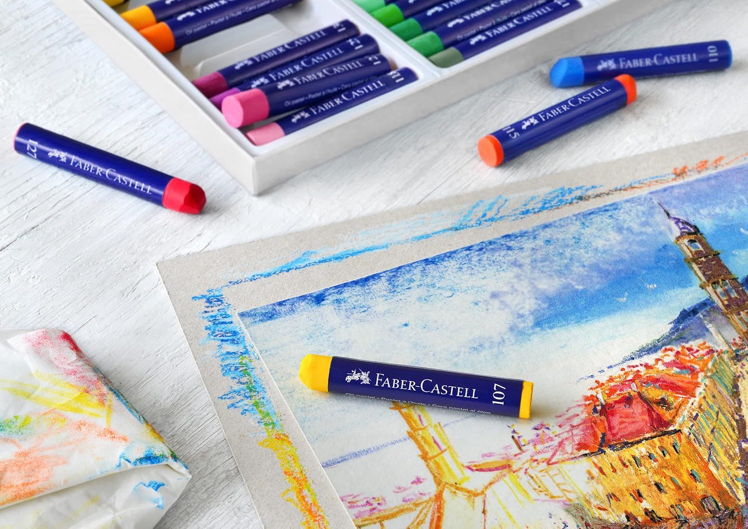 Faber-Castell Oil Pastels, 24 Colors