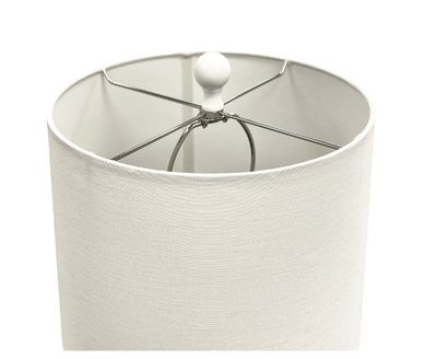 Aspen Creative 26" White Ceramic Table Lamp