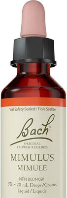 Bach Original Flower Remedies, Mimulus, Natural Flower Essence