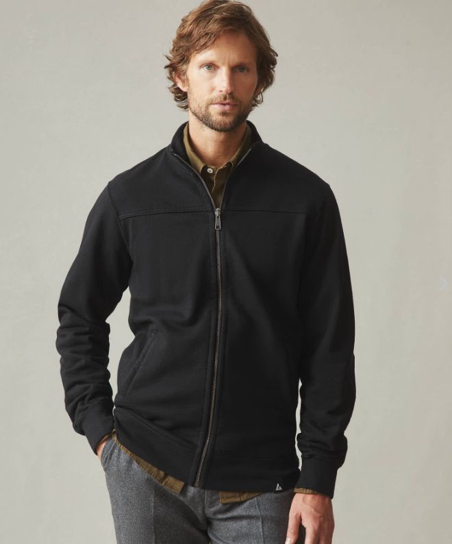 American Giant Men's Moto Full Zip, Medium
