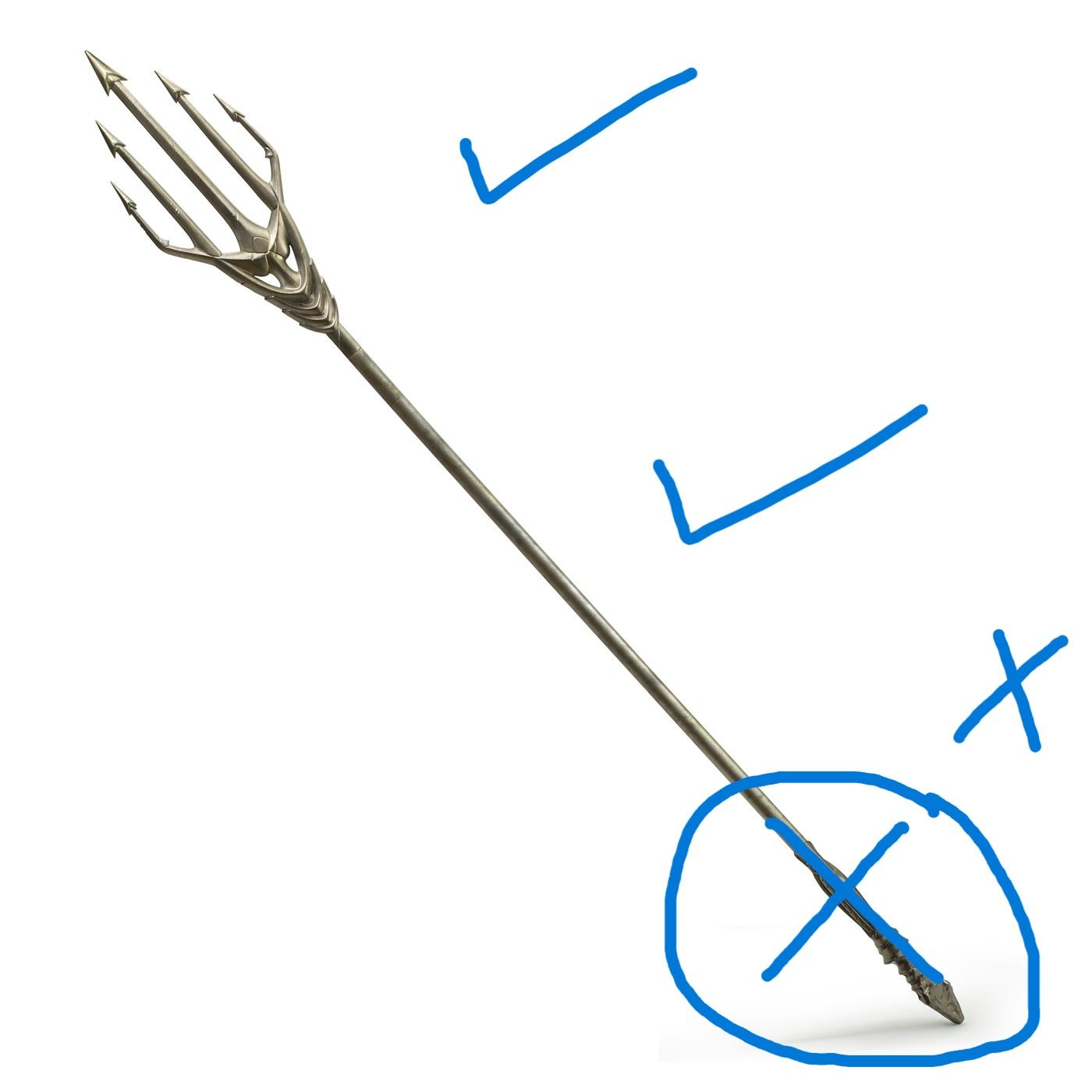 *Partial* The Noble Collection Aquaman Trident