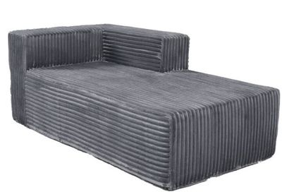 Modular Boneless Dark Grey Chaise