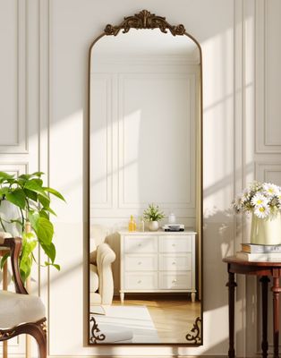 BEAUTYPEAK 66"x21" Arched Full Length Mirror