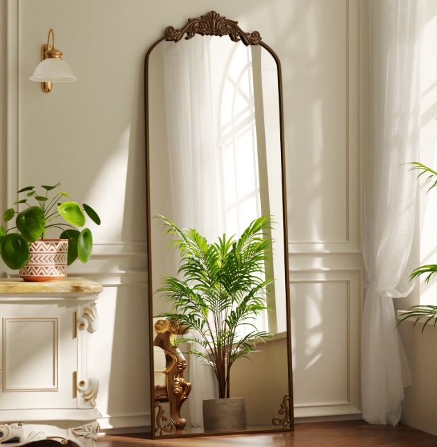 BEAUTYPEAK 66"x21" Arched Full Length Mirror