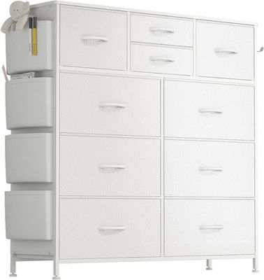 Lulive 10-Drawer Fabric Dresser