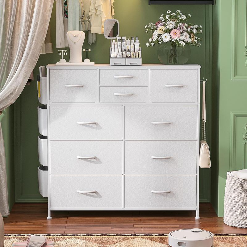Lulive 10-Drawer Fabric Dresser Lulive 10-Drawer Fabric Dresser