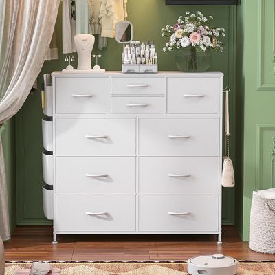 Lulive 10-Drawer Fabric Dresser