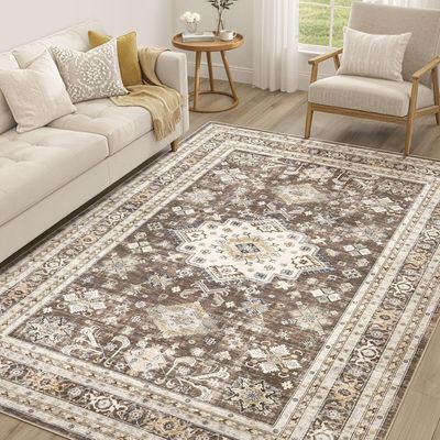Cotiled Vintage Living Room Area Rug, 6'x9'