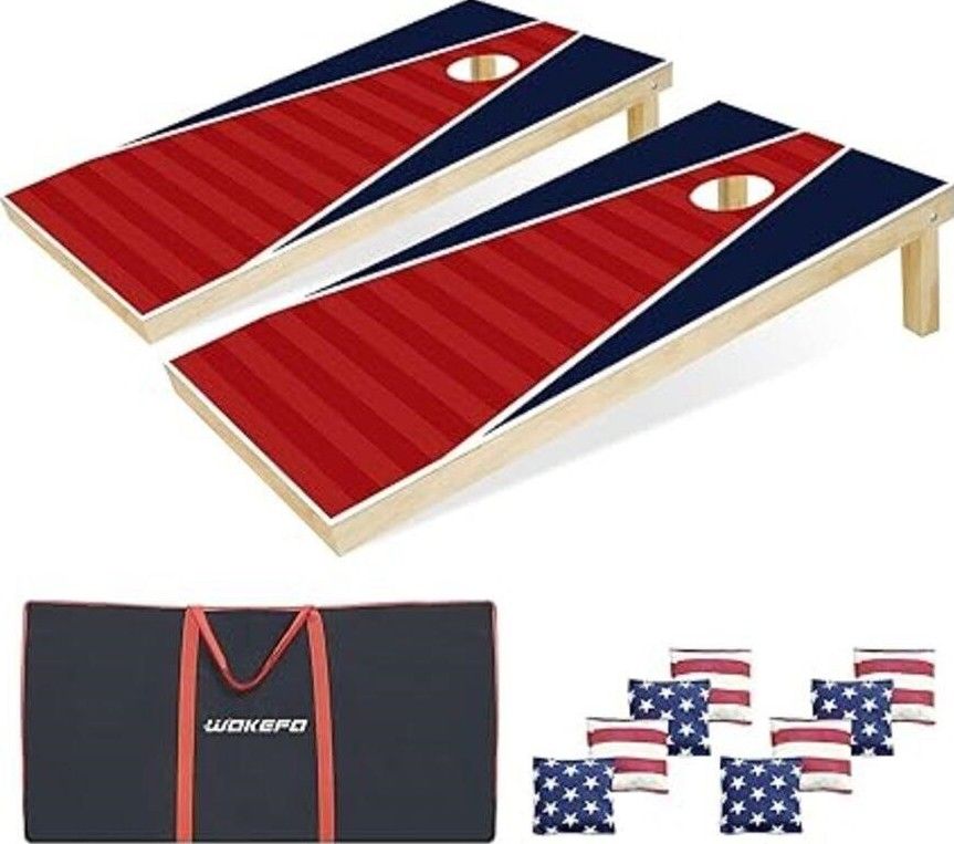 Wakefa 4'x 2' Cornhole Boards Games Set
