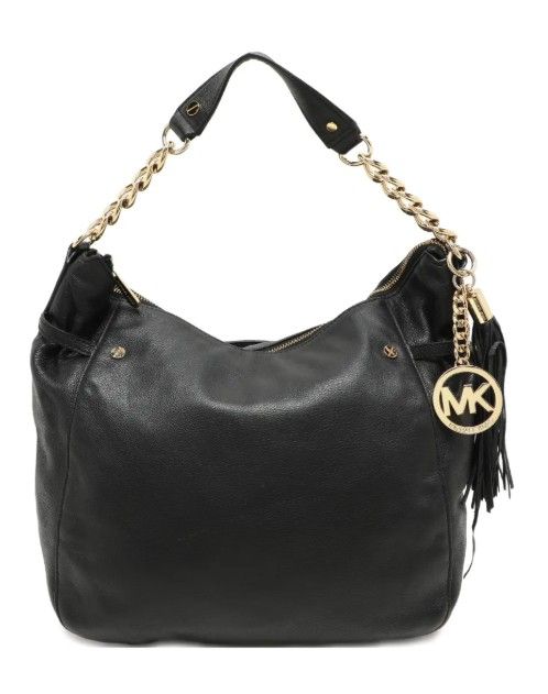 Michael Kors Black Leather Hobo Bag