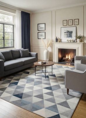 Rug Branch Havana Collection Traditional Geometric Area Rug