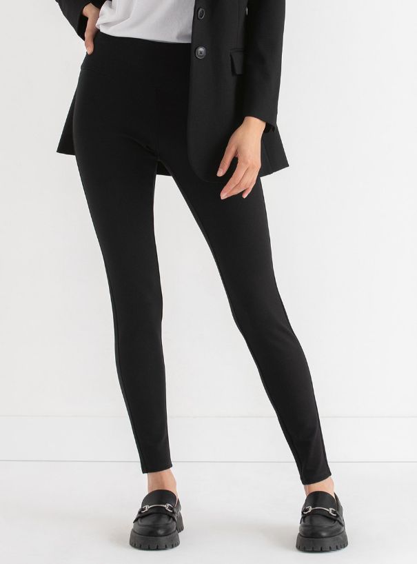 Ricki's Leni Legging, Medium, Black Luxe Ponte