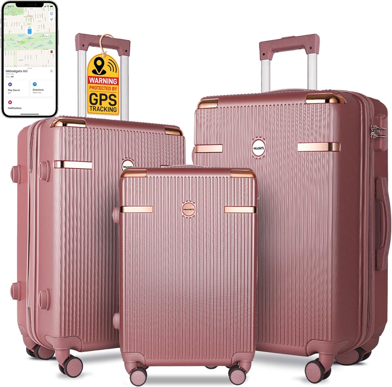 IMGadgets Luggage Set 3 Piece (20"/24"/28")