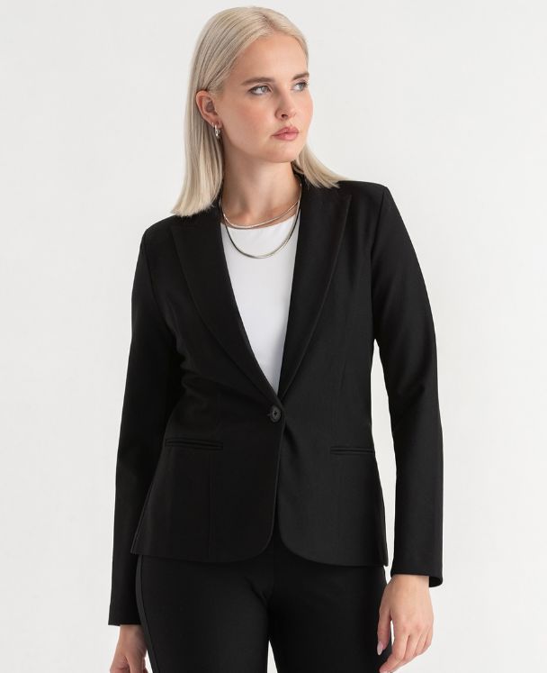 Ricki's Oxford Classic Suit Blazer, Black, Medium