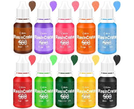 JDiction ResinCrete Pigment, 10 Color