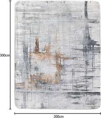 Calore Modern Soft Abstract Distressed Area Rug, 6.5' x 9.8'