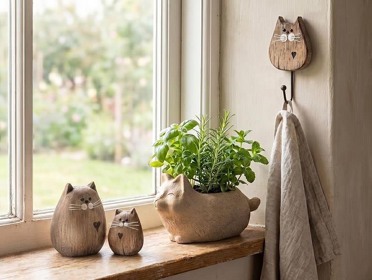 Large Cat Planter