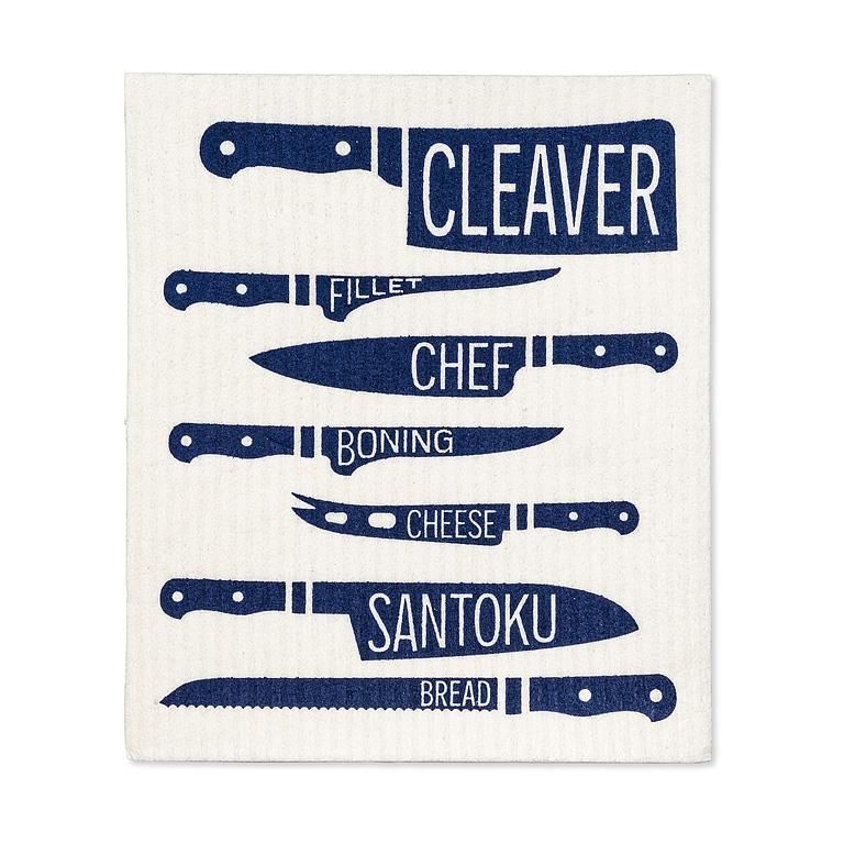 Knives Dishcloths. Set of 2
