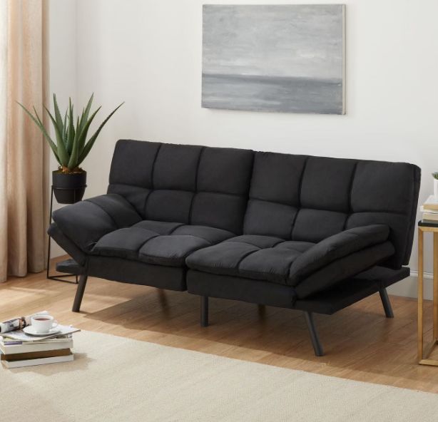 *Imperfect* Mainstays Memory Foam Futon