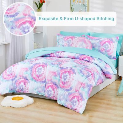 Mooreeke Kids Comforter Bed Set, Twin Size