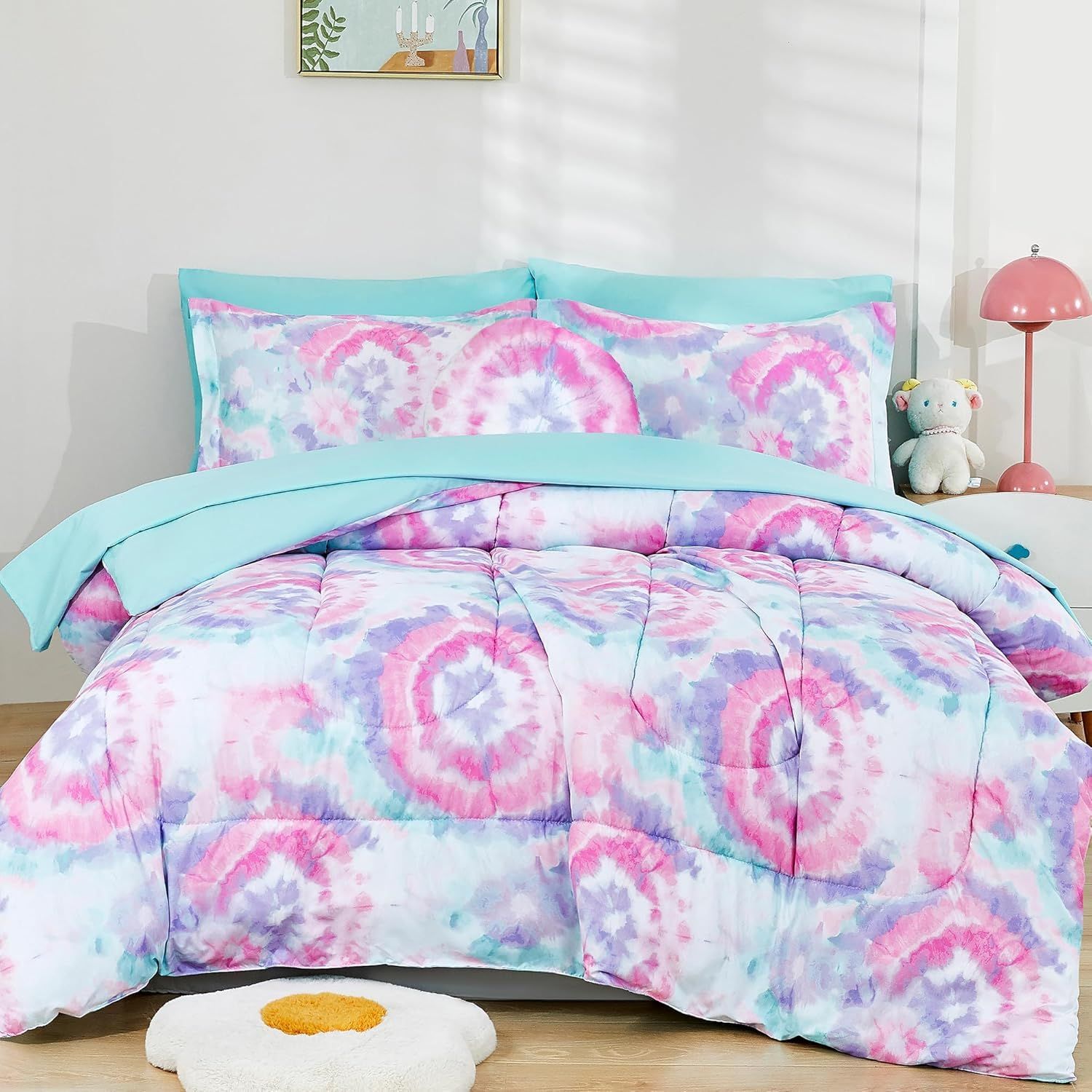 Mooreeke Kids Comforter Bed Set, Twin Size