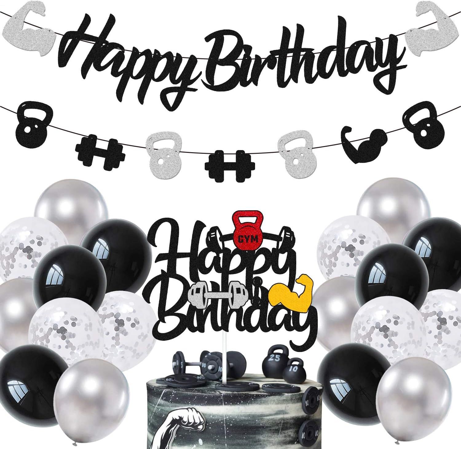Gym Birthday Decorations