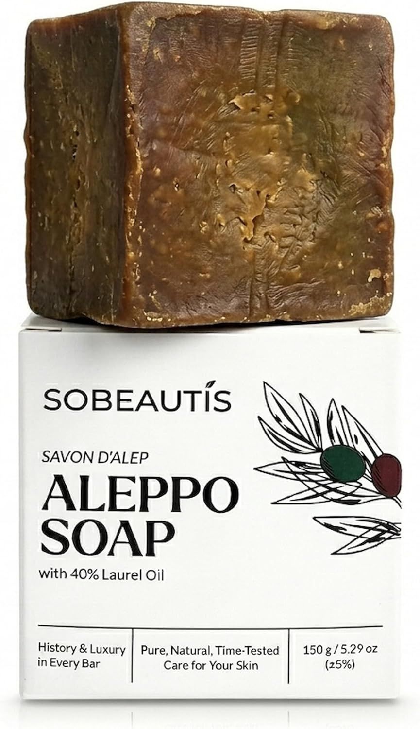 Sobeautis Aleppo Soap, 150g