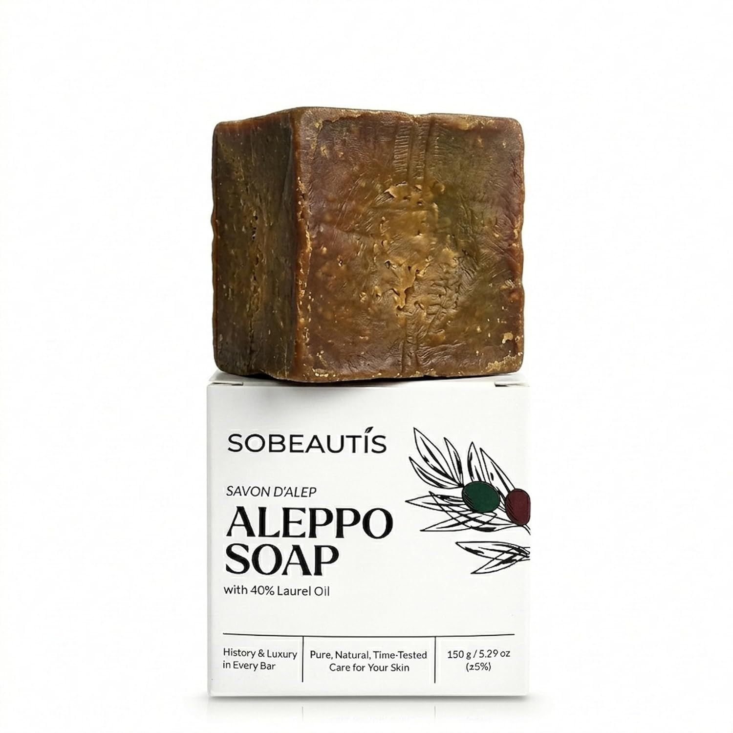 Aleppo Soap 40% Deep Cleansing Laurel Oil